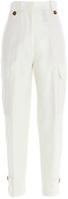 Donna Pantalone Bianco 48 Cotone