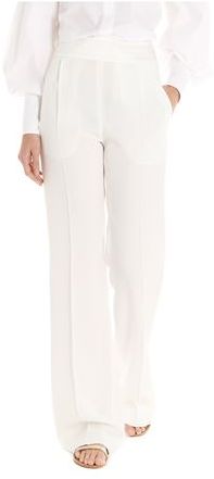Donna Pantalone Bianco 38 Lana