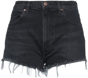 Donna Shorts jeans Nero 29 99% Cotone 1% Elastan