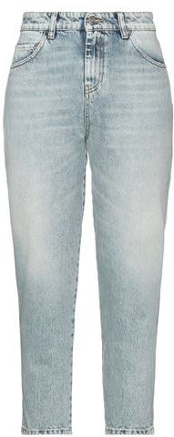 Donna Pantaloni jeans Blu L 100% Cotone
