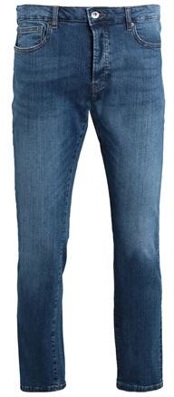 Uomo Pantaloni jeans Blu 28W-32L 99% Cotone 1% Elastan