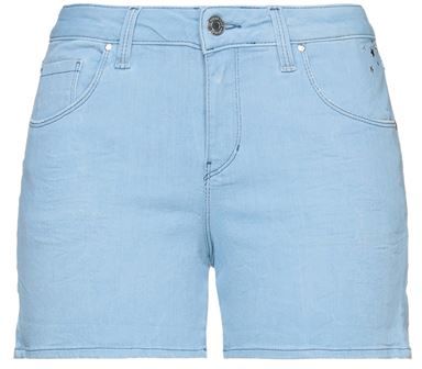 Donna Shorts jeans Azzurro 27 70% Cotone 14% Clorofibra 14% Poliestere 2% Elastan