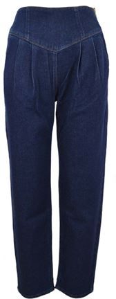 Donna Pantaloni jeans Blu 25 Cotone