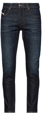 Uomo Pantaloni jeans Blu 29W-30L 99% Cotone 1% Elastan Pelle di bovino