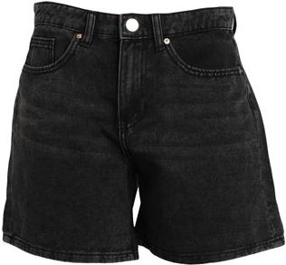 Donna Shorts jeans Nero S 64% Cotone 22% Viscosa 14% Poliestere