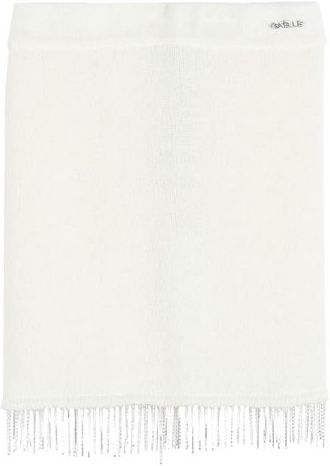 Donna Minigonna Bianco 0 38% Acrilico 32% Poliammide 30% Lana mohair