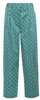 Donna Pantalone Verde 40 Cotone