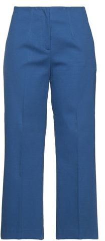 Donna Pantalone Azzurro 40 96% Cotone 4% Elastan