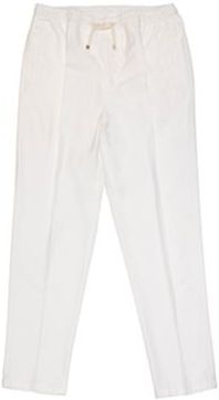 Uomo Pantalone Bianco S Cotone