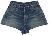 Donna Shorts jeans Blu notte 25 100% Cotone