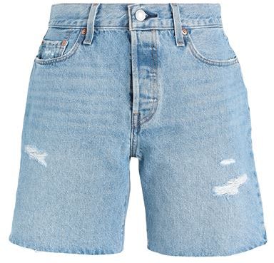 Donna Shorts jeans Blu 28 100% Cotone
