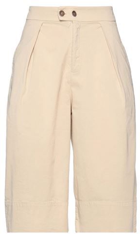 Donna Pantaloni cropped Beige S 97% Cotone 3% Elastan