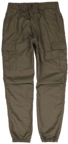 Uomo Pantalone Verde XS Cotone