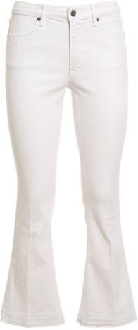 Donna Pantaloni jeans Bianco 26 Cotone