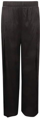 Donna Pantalone Nero 40 Poliestere