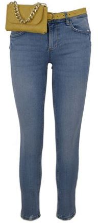 Donna Pantaloni jeans Blu 25 Cotone