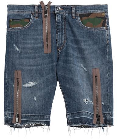 Uomo Shorts jeans Blu 46 98% Cotone 2% Elastan