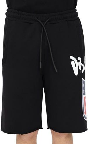 Uomo Shorts e bermuda Nero M Cotone