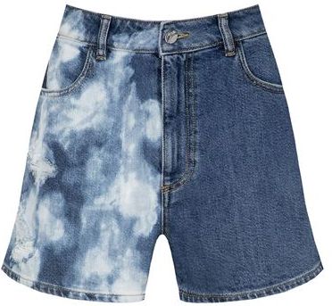 Donna Shorts jeans Blu notte 26 Cotone