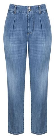 Donna Pantaloni jeans Blu notte 25 95% Cotone 5% Elastan