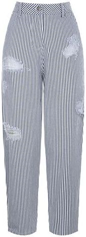 Donna Pantaloni jeans Bianco 27 Cotone