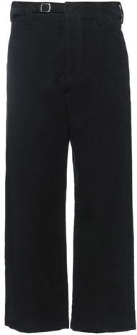 Uomo Pantalone Nero 46 100% Cotone