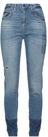 Donna Pantaloni jeans Blu 27 92% Cotone 6% Elastomultiestere 2% Elastan