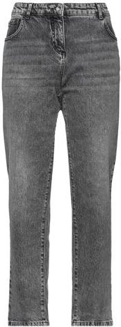 Donna Pantaloni jeans Grigio 28 99% Cotone 1% Elastan