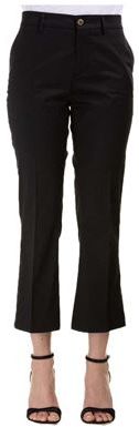 Donna Pantalone Nero 38 Cotone