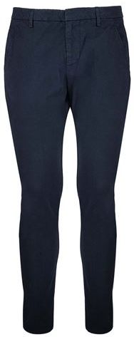 Uomo Pantalone Blu 44 Cotone