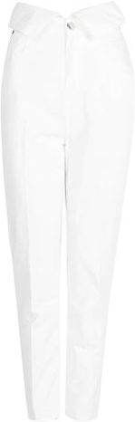 Donna Pantalone Bianco 25 Cotone