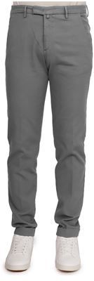 Uomo Pantalone Grigio 46 Cotone