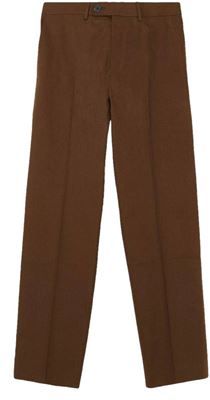 Uomo Pantalone Marrone 31 100% Cotone