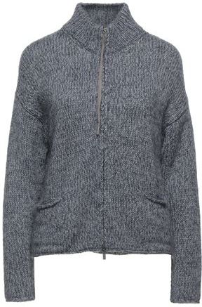 Donna Cardigan Grigio 40 62% Lana Merino 14% Lana 11% Seta 7% Cachemire 6% Poliammide