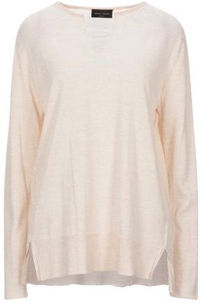 Donna Pullover Beige S 100% Lana Merino