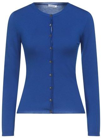 Donna Cardigan Blu china XS 75% Lana 15% Cachemire 10% Elastan