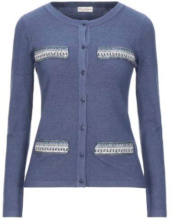 Donna Cardigan Avio 44 50% Lana 30% Cachemire 15% Nylon 5% Elastan