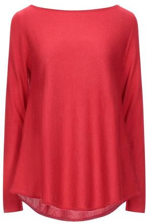 Donna Pullover Rosso 40 55% Seta 45% Cachemire