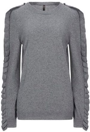 Donna Pullover Grigio M 35% Poliammide 30% Viscosa 30% Lana 5% Cachemire