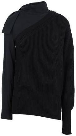 Donna Pullover Nero 44 70% Lana Vergine 30% Cachemire