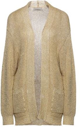 Donna Cardigan Oro 40 66% Viscosa 34% Poliestere metallizzato