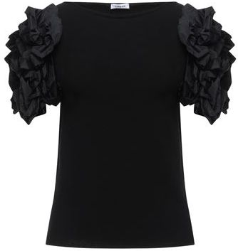 Donna Pullover Nero L 70% Viscosa 30% Poliestere