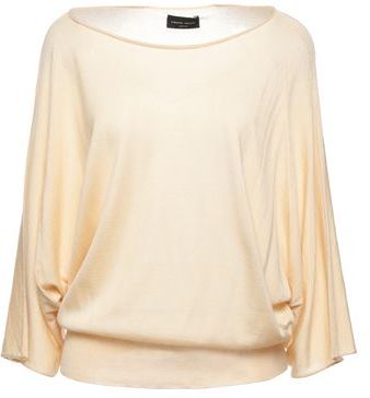 Donna Pullover Sabbia L 70% Cachemire 30% Seta