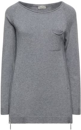 Donna Pullover Grigio 42 50% Lana 30% Cachemire 15% Nylon 5% Elastan