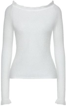 Donna Pullover Bianco 42 100% Poliammide