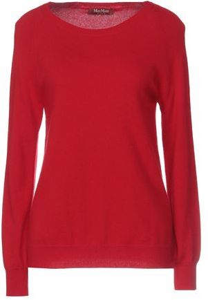 Donna Pullover Rosso M 80% Lana 20% Cachemire