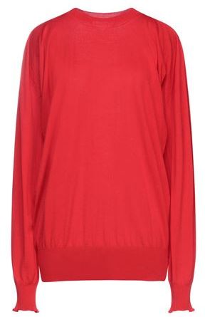 Donna Pullover Rosso XS 100% Lana