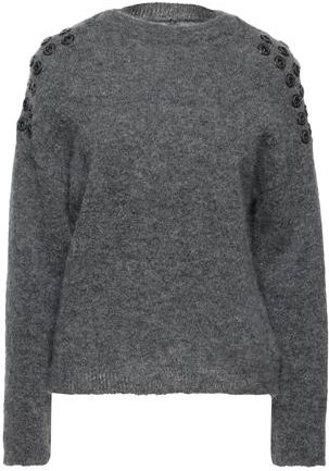 Donna Pullover Grigio 40 35% Lana 35% Lana mohair 27% Poliammide 3% Elastan