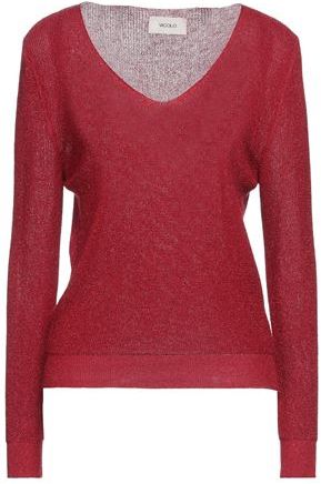 Donna Pullover Rosso one size 70% Viscosa 15% Poliammide 15% Altre Fibre