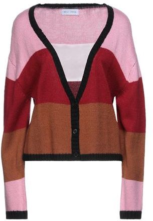 Donna Cardigan Rosa S 100% Acrilico